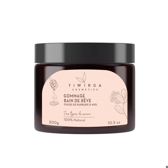 Gommage corporel - Non spécifié - 200g - Huile de graines de Figue de Barbarie - Miel - Sans parabène