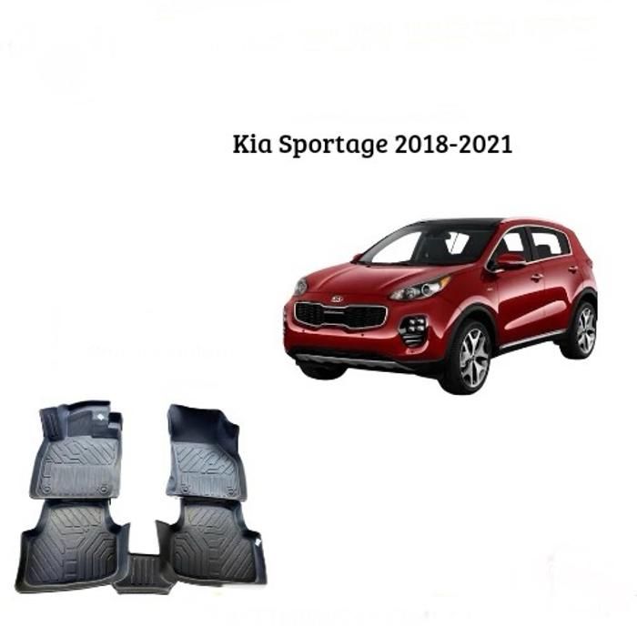 Tapis sur mesure - Kia - Sportage 2018-2021 - 7D TPE - Antidérapant - Résistant aux intempéries