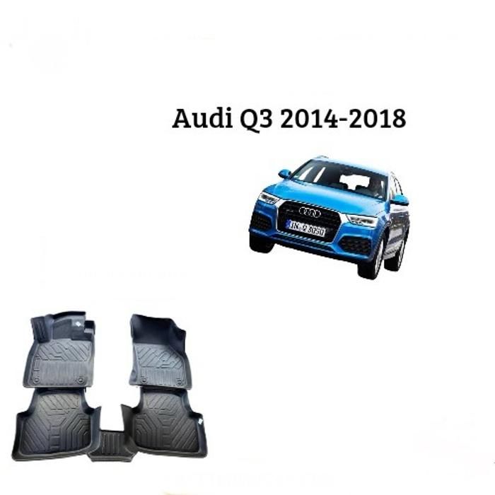 Tapis sur mesure - Audi - Q3 - 7D TPE - Antidérapant - Résistant aux intempéries