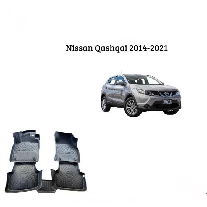 Tapis sur mesure - Nissan - Qashqai 2014-2021 - TPE 7D - Antidérapant - Résistant aux intempéries