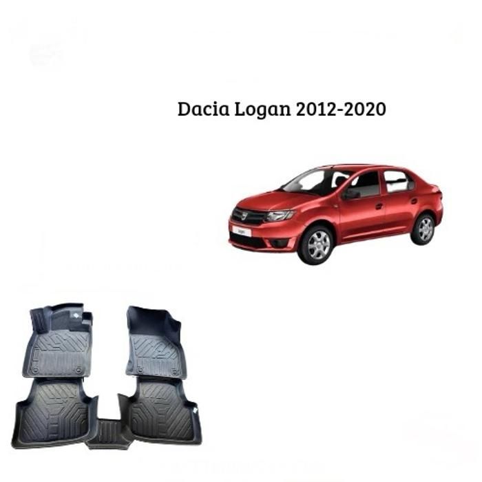 Tapis sur mesure - Dacia - Logan 2012-2020 - TPE - Antidérapant - Résistant aux intempéries