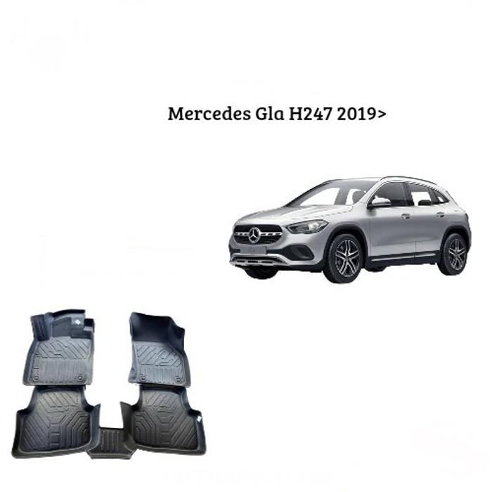 Tapis de voiture - Mercedes - GLA H247 - 7D TPE - Antidérapant - Résistant aux intempéries