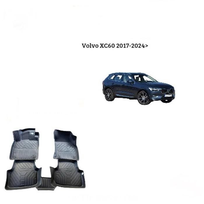 Tapis sur mesure - Volvo - XC60 - 7D TPE - Antidérapant - Résistant aux intempéries