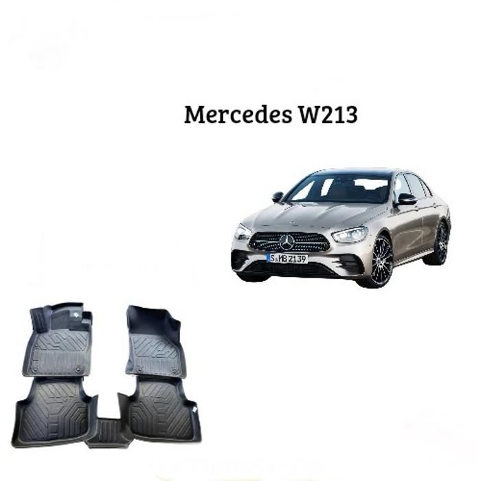 Tapis de voiture - Mercedes - W213 - TPE - Caoutchouc - Antidérapant
