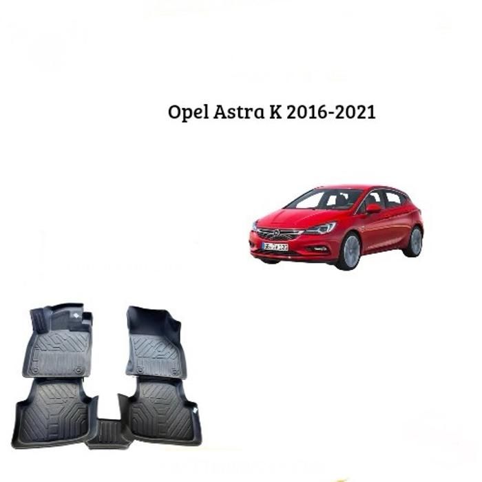 Tapis sur mesure - Opel - Astra K - 7D TPE - Antidérapant - Résistant aux intempéries