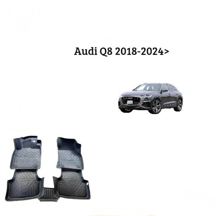 Tapis sur mesure - Audi - Q8 - 7D TPE - Antidérapant - Résistant aux intempéries