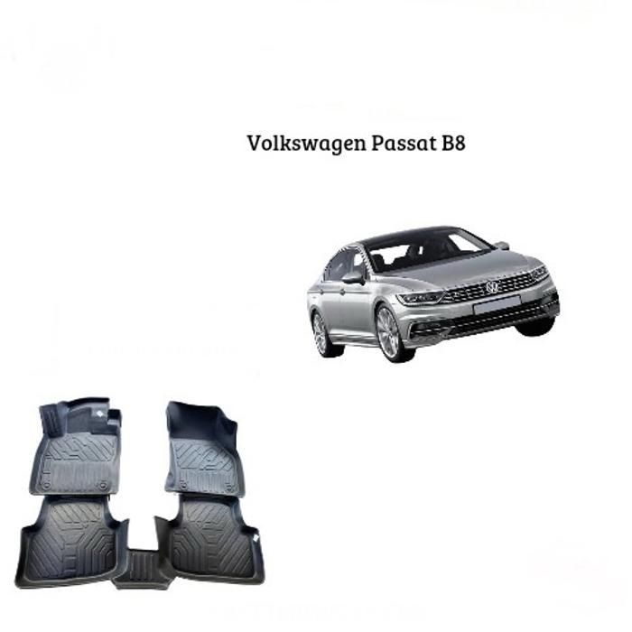 Tapis - Volkswagen - Passat B8 - 7D TPE - Antidérapant - Résistant aux intempéries