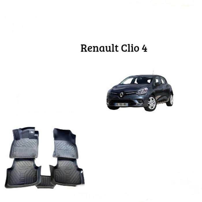 Tapis - Renault - Clio 4 - 7D TPE - Antidérapant - Sur mesure