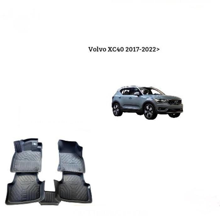 Tapis de voiture - Volvo - XC40 - 7D TPE - Antidérapant - Sur mesure 2017-2022