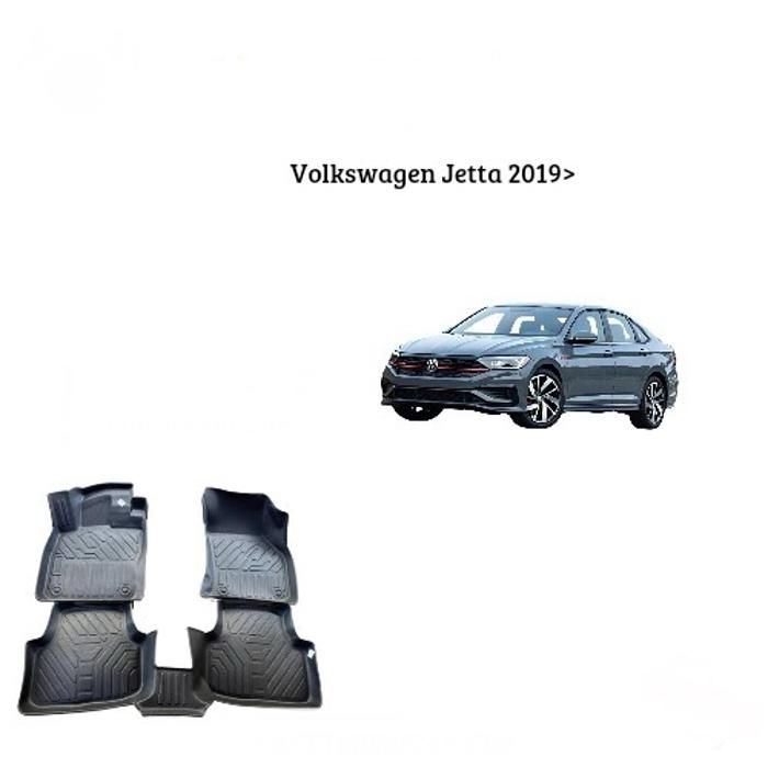 Tapis de voiture - Volkswagen - Jetta 2019 - TPE 7D - Antidérapant - Résistant aux intempéries