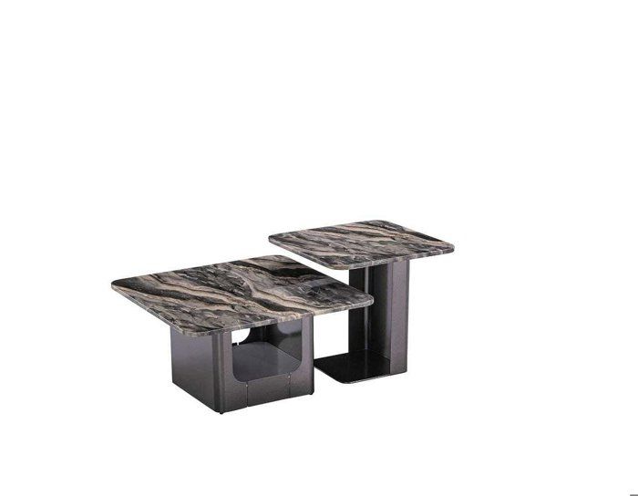 2 Table basse en céramique (55cm x 49cm | 75cm x H39m)