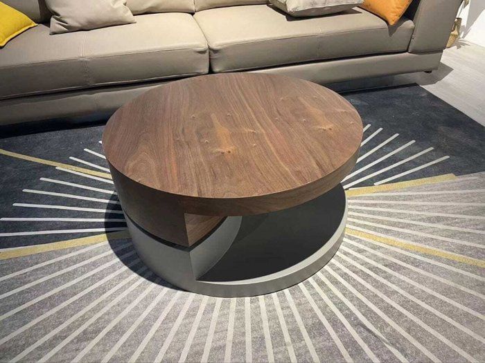 Table Basse - Non spécifié - Rotative - Design Moderne - Panneaux de Particules - Multifonctionnelle