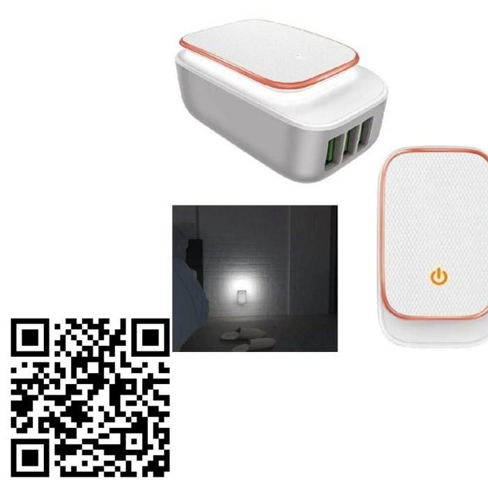 Chargeur multifonction - iRange - 4 en 1 - 3 ports USB - Éclairage LED - Design compact