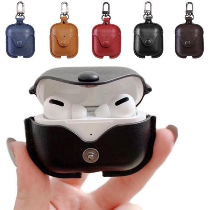 Coque en cuir - Non spécifié - Souple - Protection complète - Antirayures - Rétro marron (Couleur aléatoire)