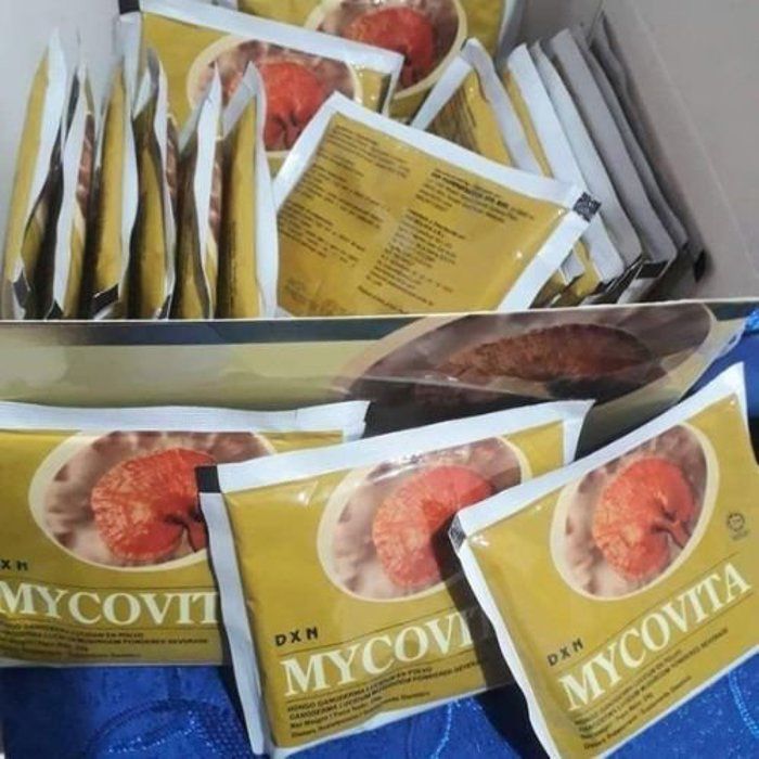 DXN - Pack de 10 pcs Mycovita Poudre avec extrait de champignon reishi - 24g