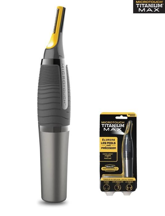 Titanium Tondeuse personnelle éclairée Micro Touch MAX Nez Sourcil Cou oreille