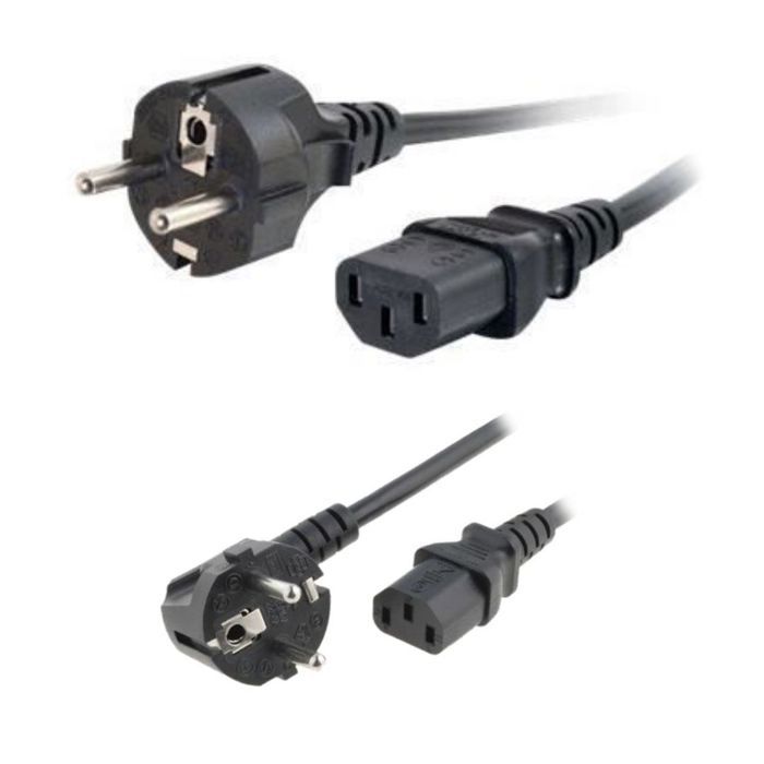 Câble d'Alimentation - Universel - 1,5 m - Compatible PC, Imprimante, TV - Design Robuste - Polyvalent