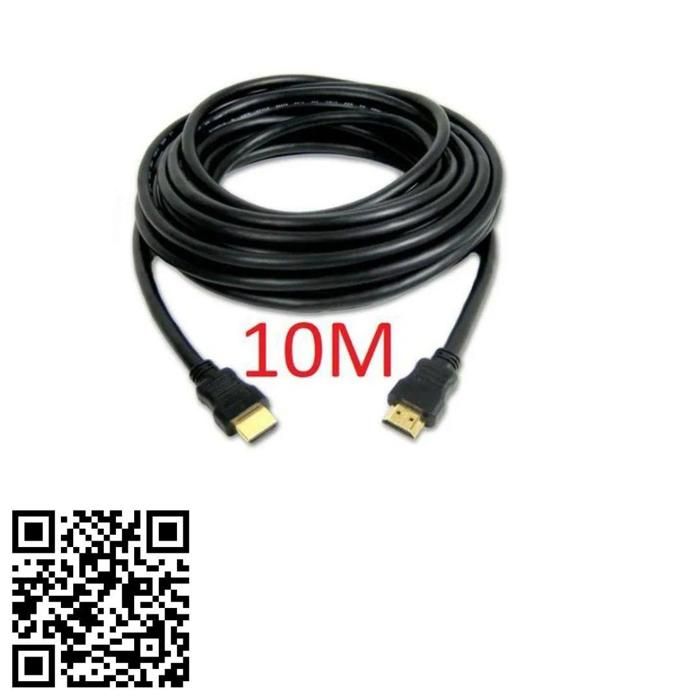 Câble HDMI - Non spécifié - 10m - Transmission Haute Vitesse - Prise en Charge Ethernet - Noir