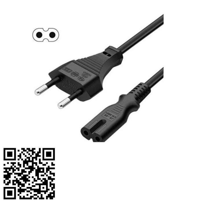 Câble d'Alimentation Universel - Non Polarisé - Fiche C7 - Fiche CEE 716 - Compatible Europe