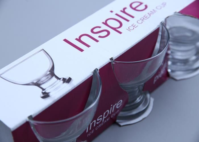 Coupes à glace - GENERIC - Inspire - 235 ml - 3 pièces - Verre à pied