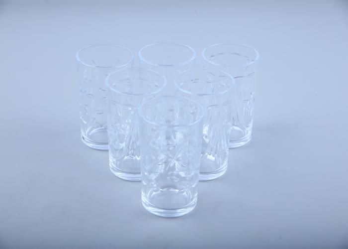 Verres à thé - GENERIC - Ensemble de 6 - 177 ml - 3 modèles - Verre à pied