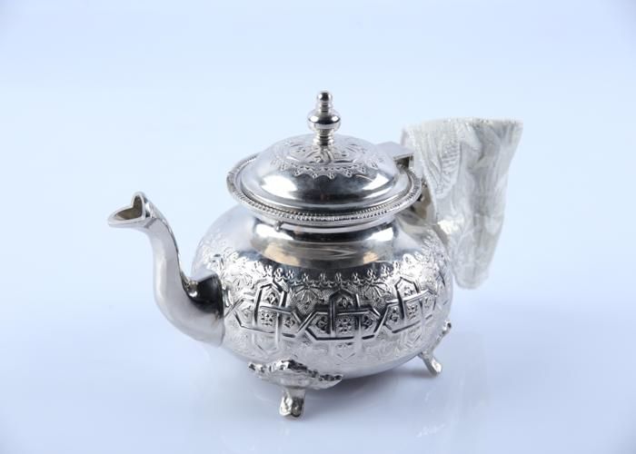 Théière - GENERIC - Malaki - 1,25 litre - Décorée - Gris