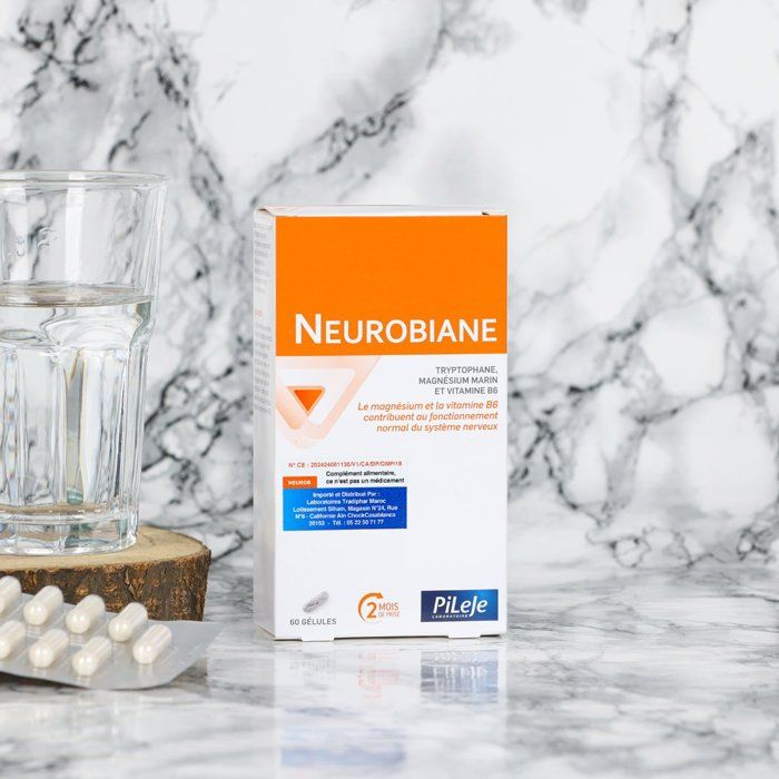 PiLeje Neurobiane 60 gélules équilibre le système nerveux grâce au magnésium et à la vitamine B6