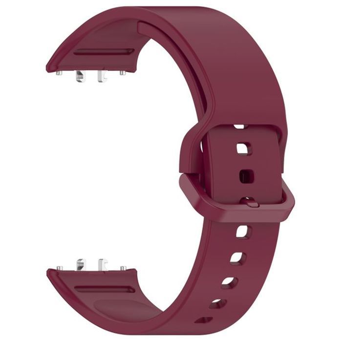 Bracelet de rechange en Silicone souple Vin Rouge pour Samsung Galaxy Fit 3