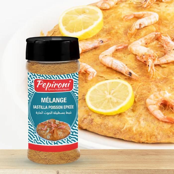 Mélange Pastilla Poisson Épicé Bouteille 50 g