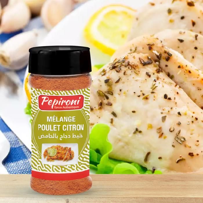 Mélange Poulet Citron Bouteille 35 g