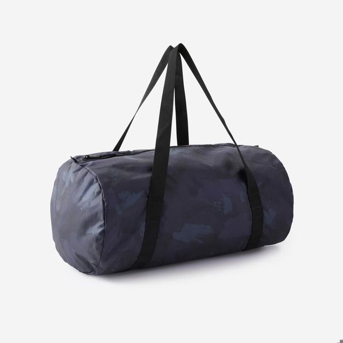 Sac de fitness pliable - 30L - Imprimé bleu camo