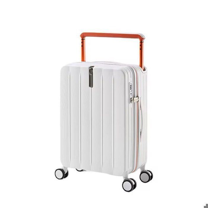 Valise - GOBY - 3.2 KG - Blanche - ABS - 4 Roulettes 360° - Cadenas TSA
