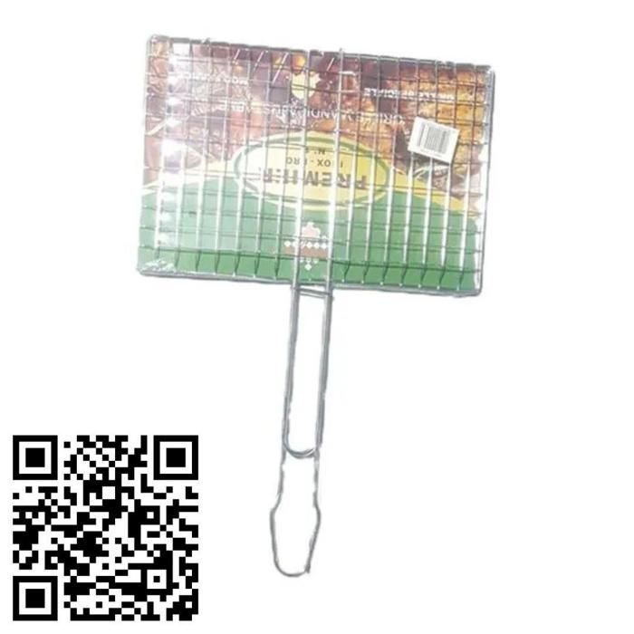 Grille - Inox - 30 x 20 cm - Pratique - Barbecue - Polyvalente