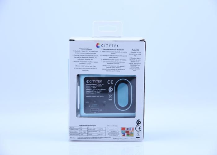 Mini rétro enceinte BTH - 3W - MF109362 Citytek