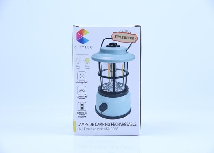 Enceinte BTH LED - 20W - IPX5 - Blue - MF109356 Citytek