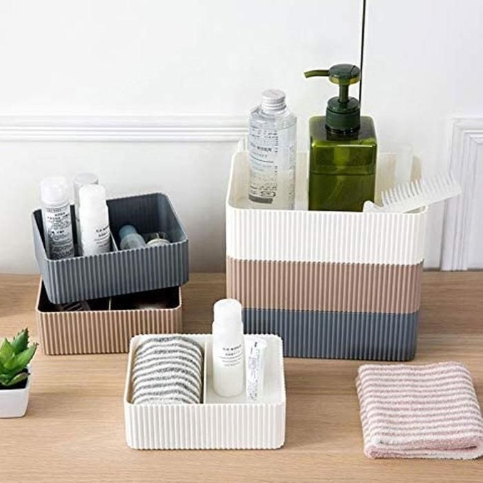 Boîte de rangement - Non spécifié - Empilable - Plastique de haute qualité - Avec couvercle - Mixte