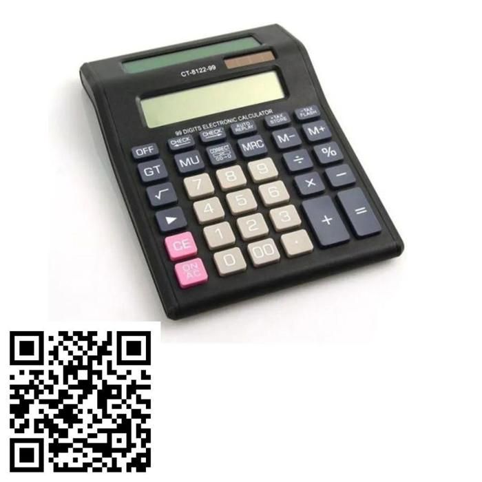 Calculatrice électronique à double affichage LCD, 12 chiffres