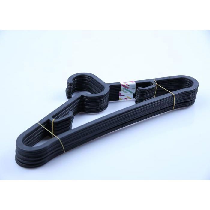 SET 10 CINTRES SLIM EN PLASTIQUE KRN-728