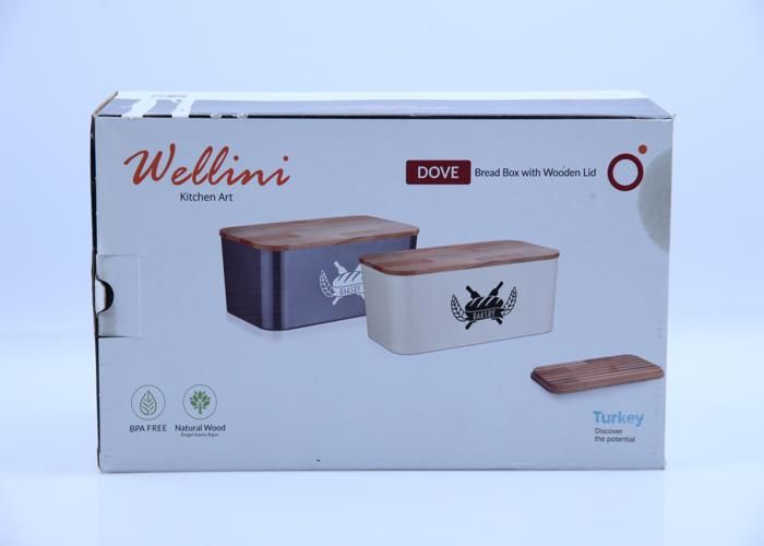 Boîte à Pain Wellini 36,5x21,5x15,5 cm
