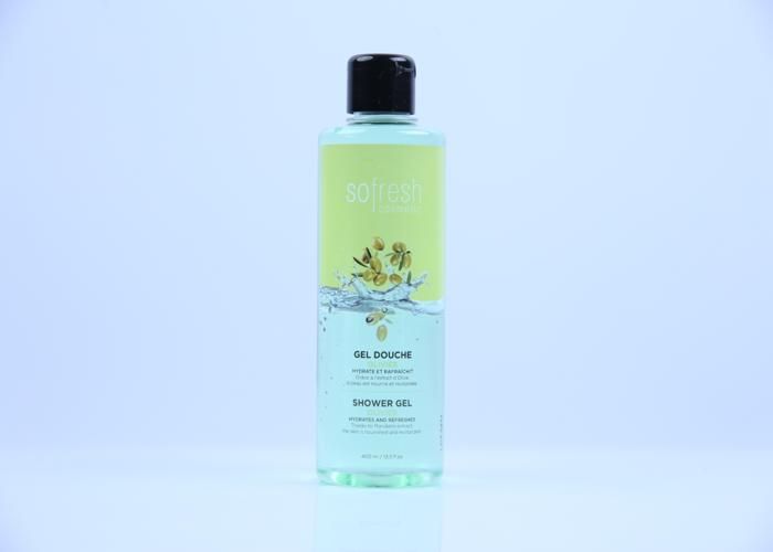 Gel Douche - Sofresh - Olivier - 400ml - Non gras - Mixte