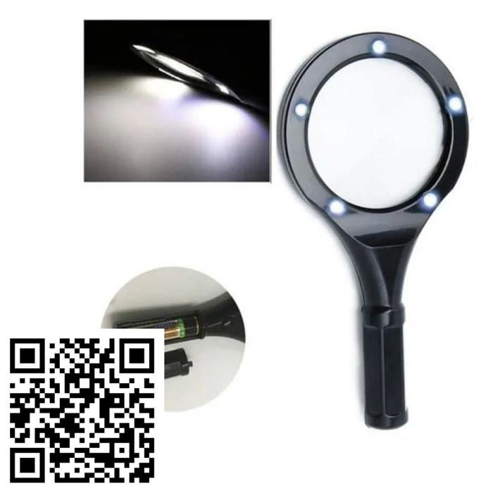 Loupe LED portable, idéale pour la lecture