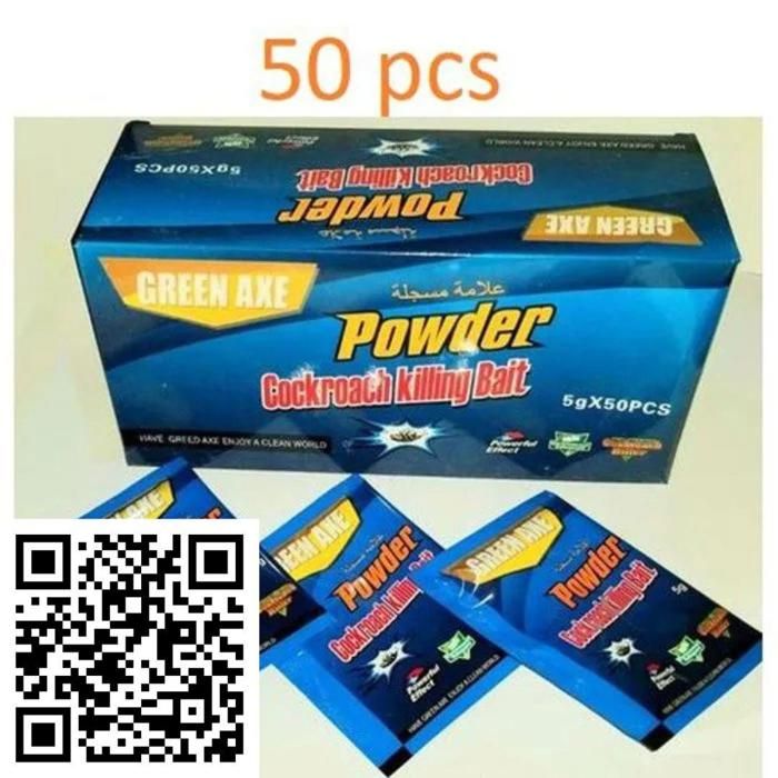 Pack de 50 Sachets de Poudre Appât Anti-Cafard – Piège Efficace