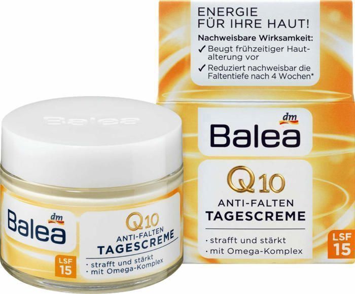 Balea Crème de jour Q10 anti-rides - protection solaire spf 30 - 50ml