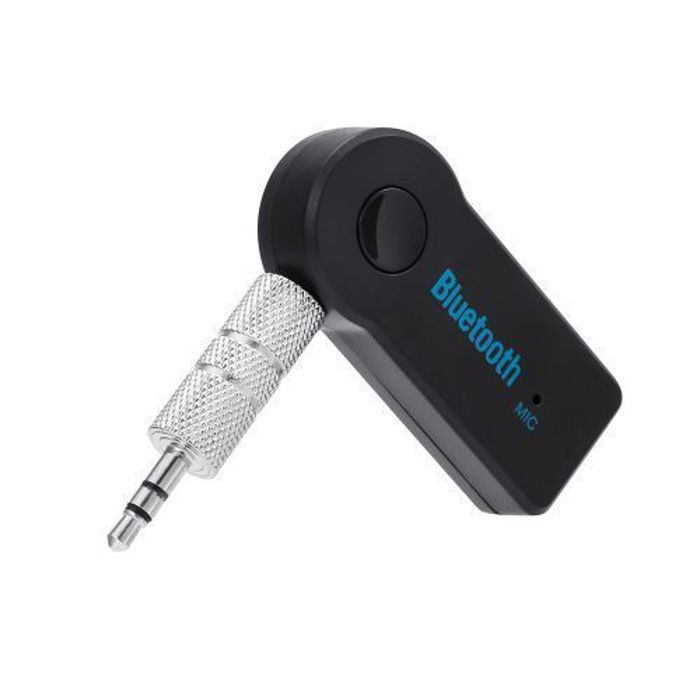 Adaptateur audio - AUX - Mini Récepteur Émetteur - 3.5mm Jack - Compatible Apple et Android - Mains libres