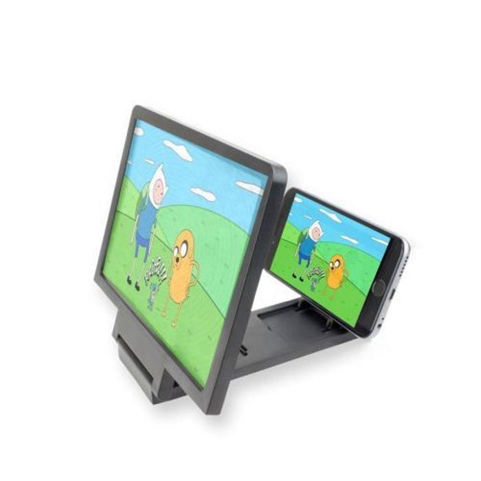 Loupe d'écran pour téléphone mobile Amplificateur pliable (Noir)