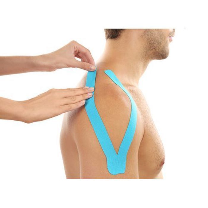 Bande Kinésiologie - Non spécifié - 5 Mètres - Bleu - Soutien musculaire - Multisport