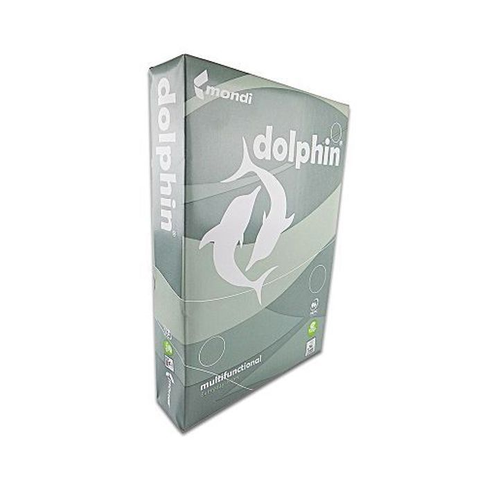 Mondi Lot de 5 ramettes papier dolphin A4 blanc 80 Gr de bonne qualité