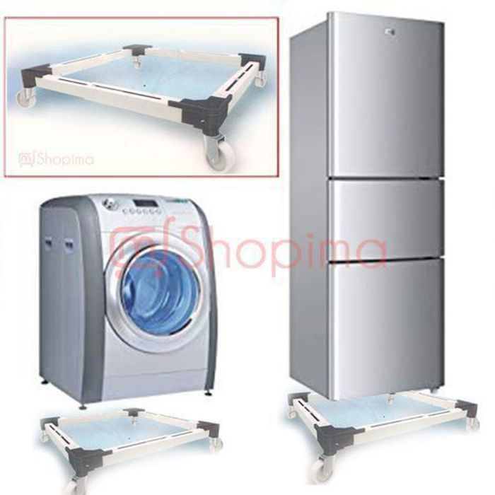 Support roulant - Aluminium - Extensible - 4 freins - 120 kg - Réglable 41-72 cm