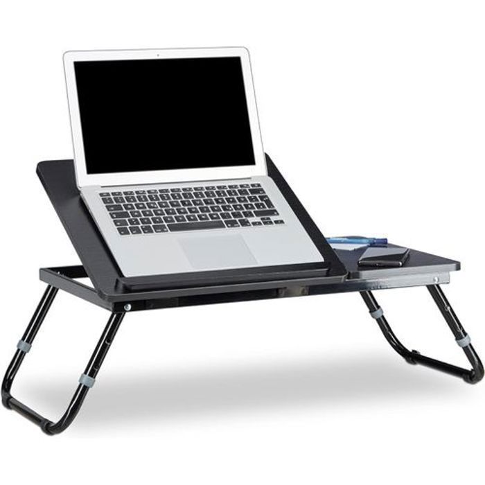 Support ordinateur portable - Table Pc - Couleur Aléatoire - Plateau inclinable - Repliable - Léger