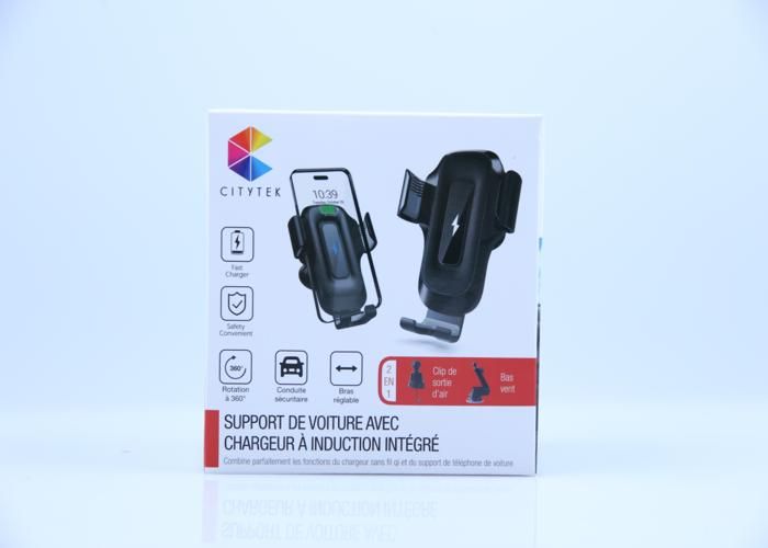Car support wireless 2 en 1 15W MF109347 Citytek